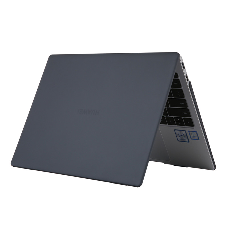 D15 Case for Huawei Matebook Matte Crystal Clear Transparent Hard Laptop Shell Notebook Cover for Matebook D 15 Cases: Matte black