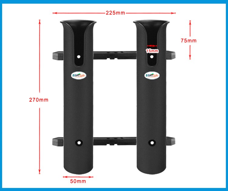 Rod Rack Abs ABS Plastic Fishing Rod Pole Holder Portable Light... – Grandado