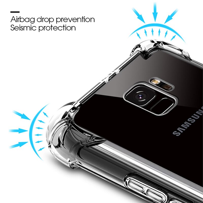 Soft TPU Clear Silicone Case For Samsung Galaxy J3 J5 J7 J4 J6 J8 A6 A8 Plus A7 A6S A9S Note 9 Bag Cover Coque Fundas
