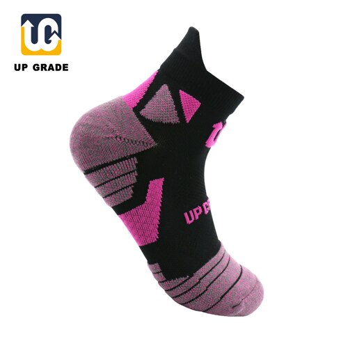 UGUPGRADE Frauen Bunte Laufende Sport Socken draussen Radfahren Wandern Wandern Atmungsaktiv Warme Socken Paket Außen: 12-5