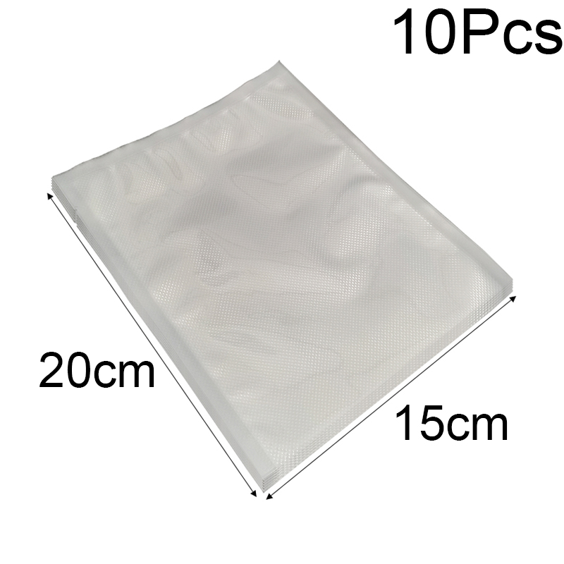 Lebensmittel Vakuum Versiegelung Rollen 12 15 20 25 28 30cm X 500cm Für Saving Vakuum Abdichtung Lagerung Taschen: 15x20cm 10Pcs