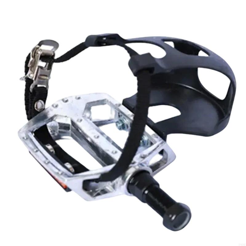 P88E Bicycles pédales Toe Clip Cage Pédales spin pour le vélo le vélo stationnaire intérieur