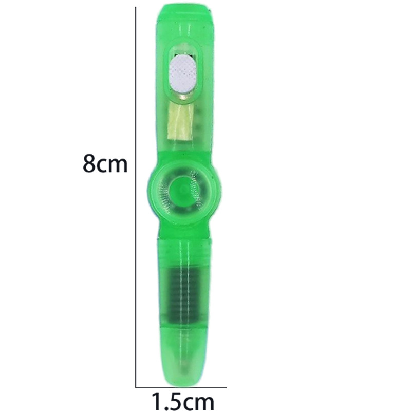 Led Spinnen Pen Fidget Angst Decompressie Gyro Metalen Balpen Kantoor Schoolbenodigdheden Schrijfpennen Speelgoed Voor Kinderen Volwassenen