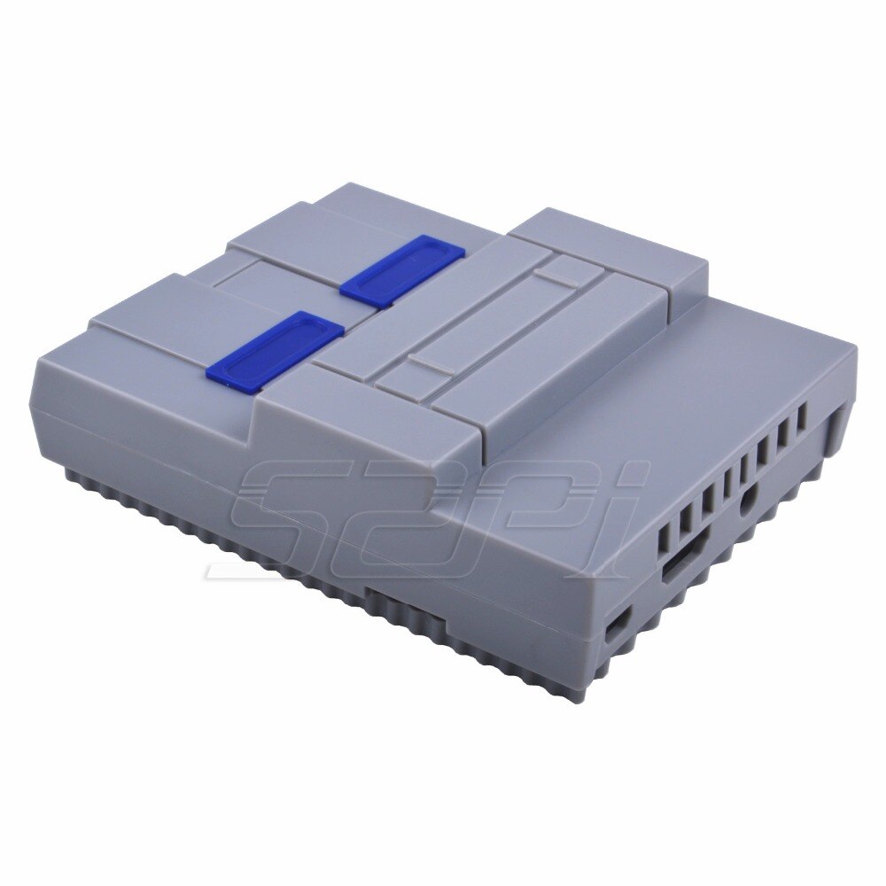 52Pi NES Style Case Enclosure SNES Case Kit with Cooling Fan Heatsinks for Raspberry Pi 3 Model B Plus / 3 B / 2 B / SNESPi