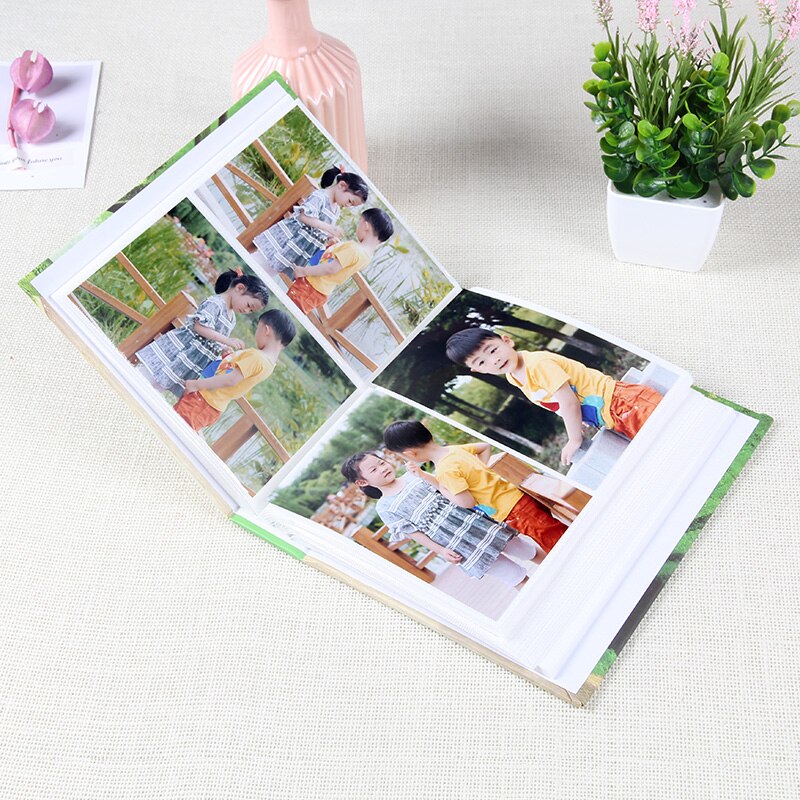 200 Sheets Season Photo Album Scrapbook Interleaf Type Classical 6 Inch Sping Paper Photo Album WF