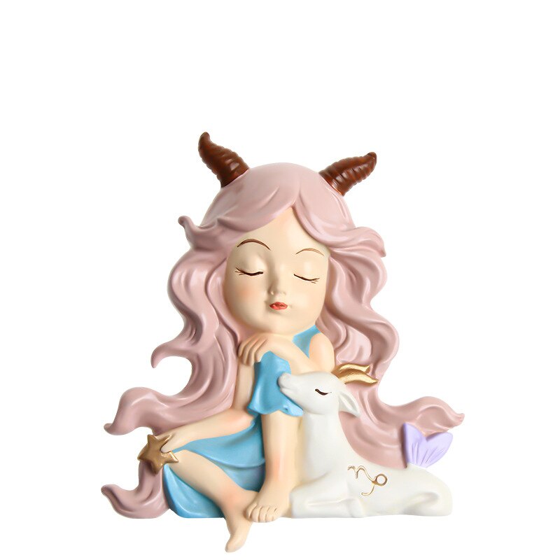 Resin Switch Stickers Cartoon Socket Decor Home Decoration Accessories Wall Stickers Fairy Tale 3d Stereo Stickers: capricornus