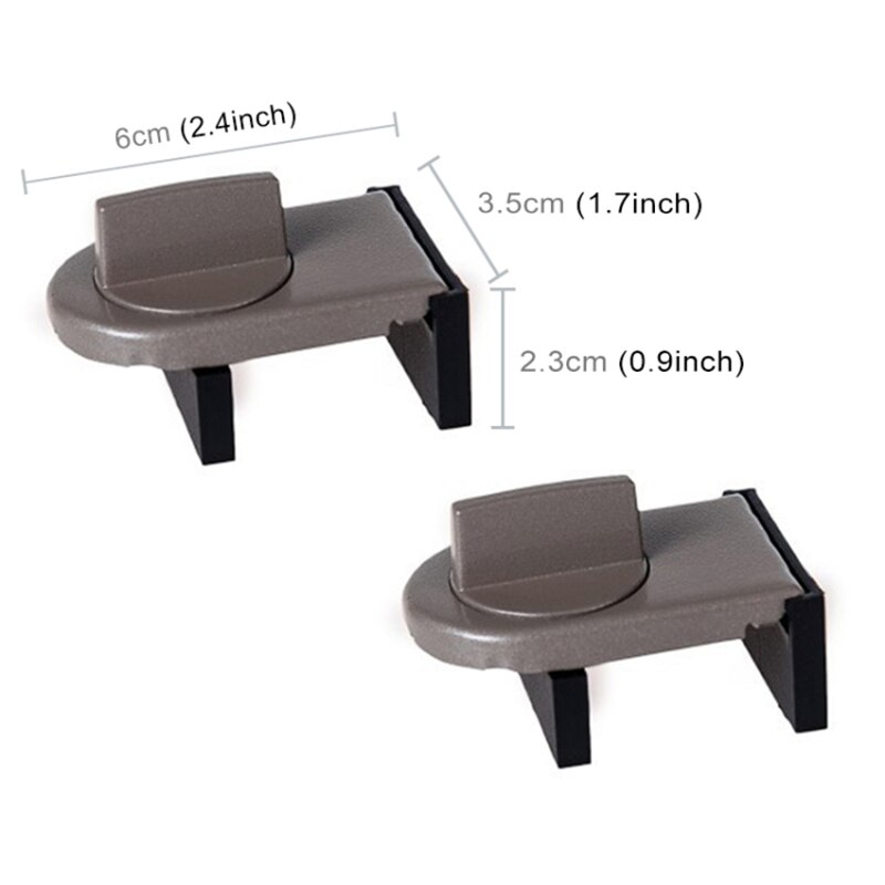 2 Pcs Locks on Windows adjustable security door la... – Grandado