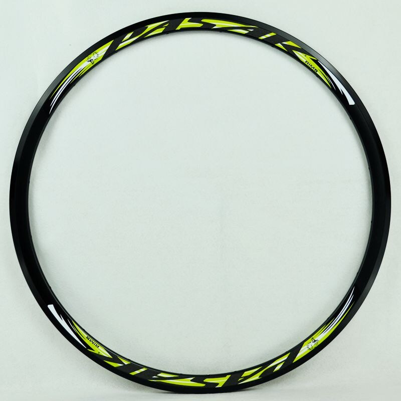 Jantes de vélo de route de 30 mm de large, 19mm de large, roues en aluminium/en alliage, pneu 20/24 trous ma: green 24hole 1pc