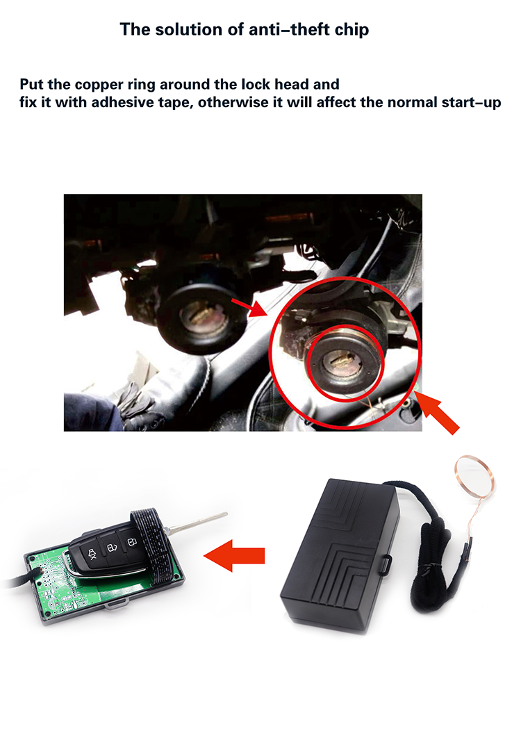 Chip Bypass Kit Voor Release Motor Auto Alarm Remote Start Doel Met De Chip Avoidance Apparaat Universele