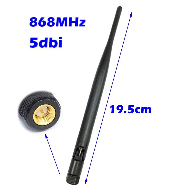 Lorawan – connecteur SMA mâle d&#39;antenne omnidirectionnelle 868MHz pour répéteurs de Signal, récepteur de moule RF, mineur hélium Iot Booster RFID