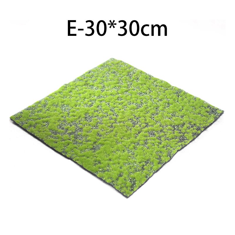 Micro Landscape Artificial Grass Landscape Home Accessories Aquarium Decoration Artificial Lawn Garden Decor: E