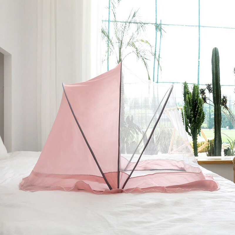 Baby bettwäsche krippe netting boden hause bett klapp kinder schutz sicher mesh gewölbte moskito net bett für mädchen junge