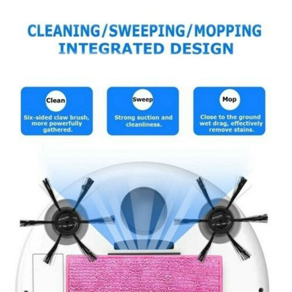 3 In 1 Smart Floor Robot Vacuum Cleaner Mop Automatic Distance Sensor Machine FP8