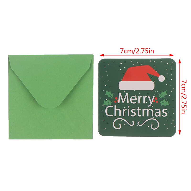 24pcs/lot Merry Christmas Greeting Cards Party Invitations Year Greeting Card Xmas Postcard for Party Suppilies