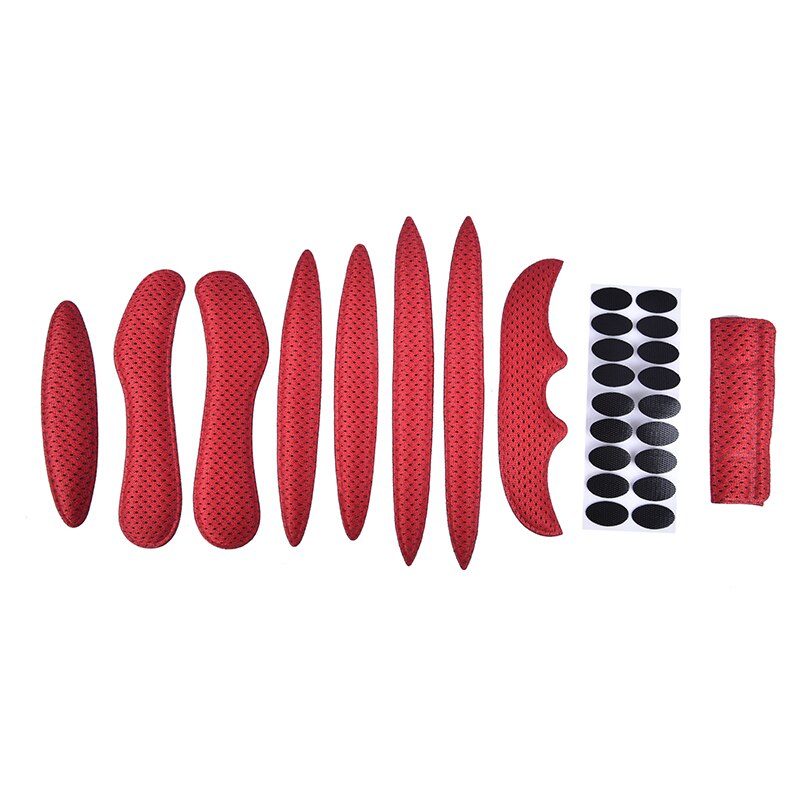 Cycling Helmet Pads Sealed Sponge Bicycle Electric Motorcycle Riding Helmet Velcro Lining Sponge Inner Pads Protection Pad