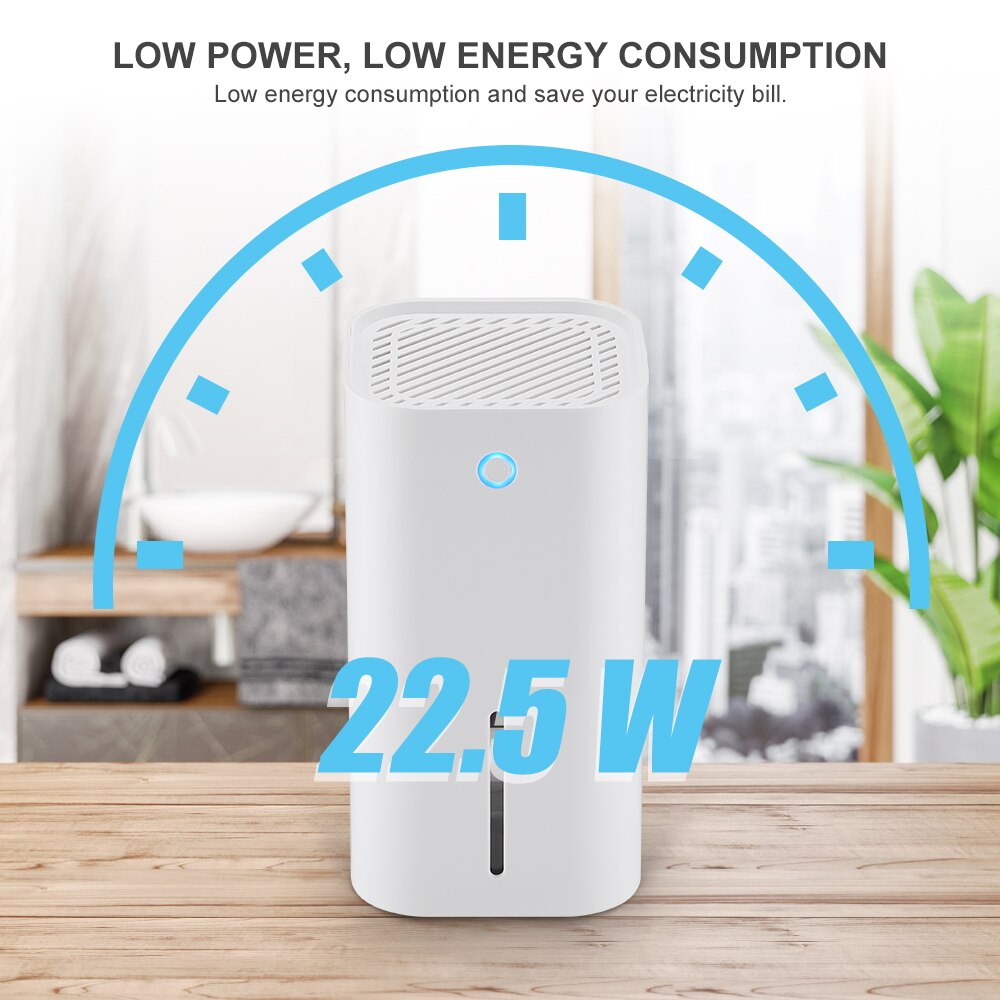300ml Home Dehumidifier Bedroom Basement Dryer Electronic Silent Dehumidifier Mini Small Home Air Dehumidification Equipment
