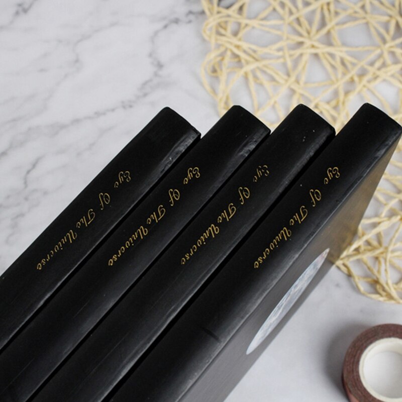 Planet Diary A5 DIY Blank Black Inner Page Sketchbook Diary for Drawing Painting Graffiti Notebook Journal