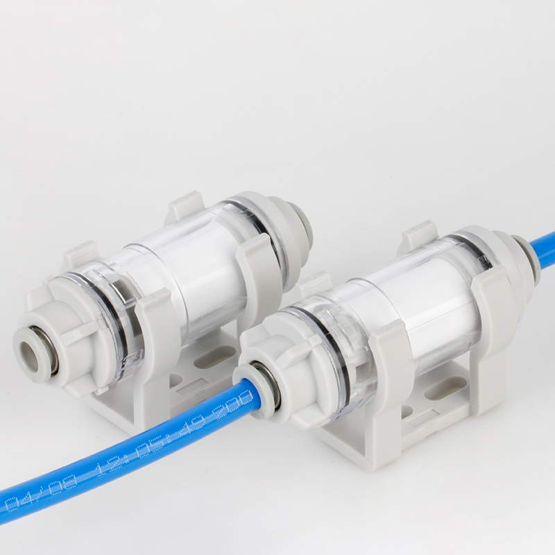 Filtro de vacío neumático de tubería ZFC en línea, elemento de fibra extraíble para ventosa de aire AZFC100 AZFC200 ZFC100-06B ZFC200-08B