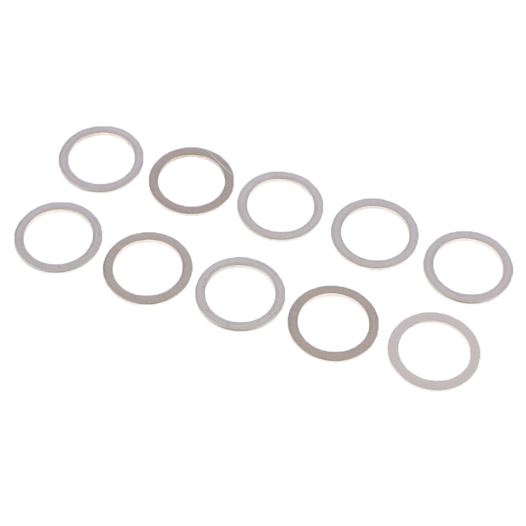 10PCS M18 Aluminum Oil Crush Washers/Drain Plug Gaskets