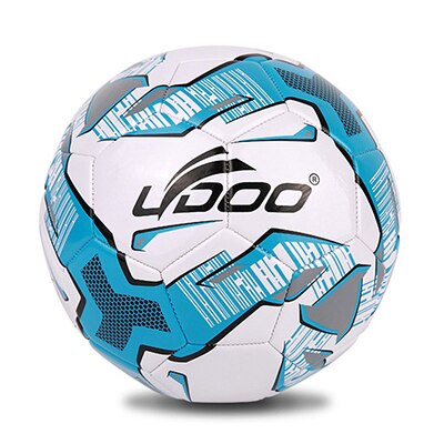 Official Size 5 Football Ball Pu Slip-Resistant Training Soccer Ball Football Soccer Equipment: white blue