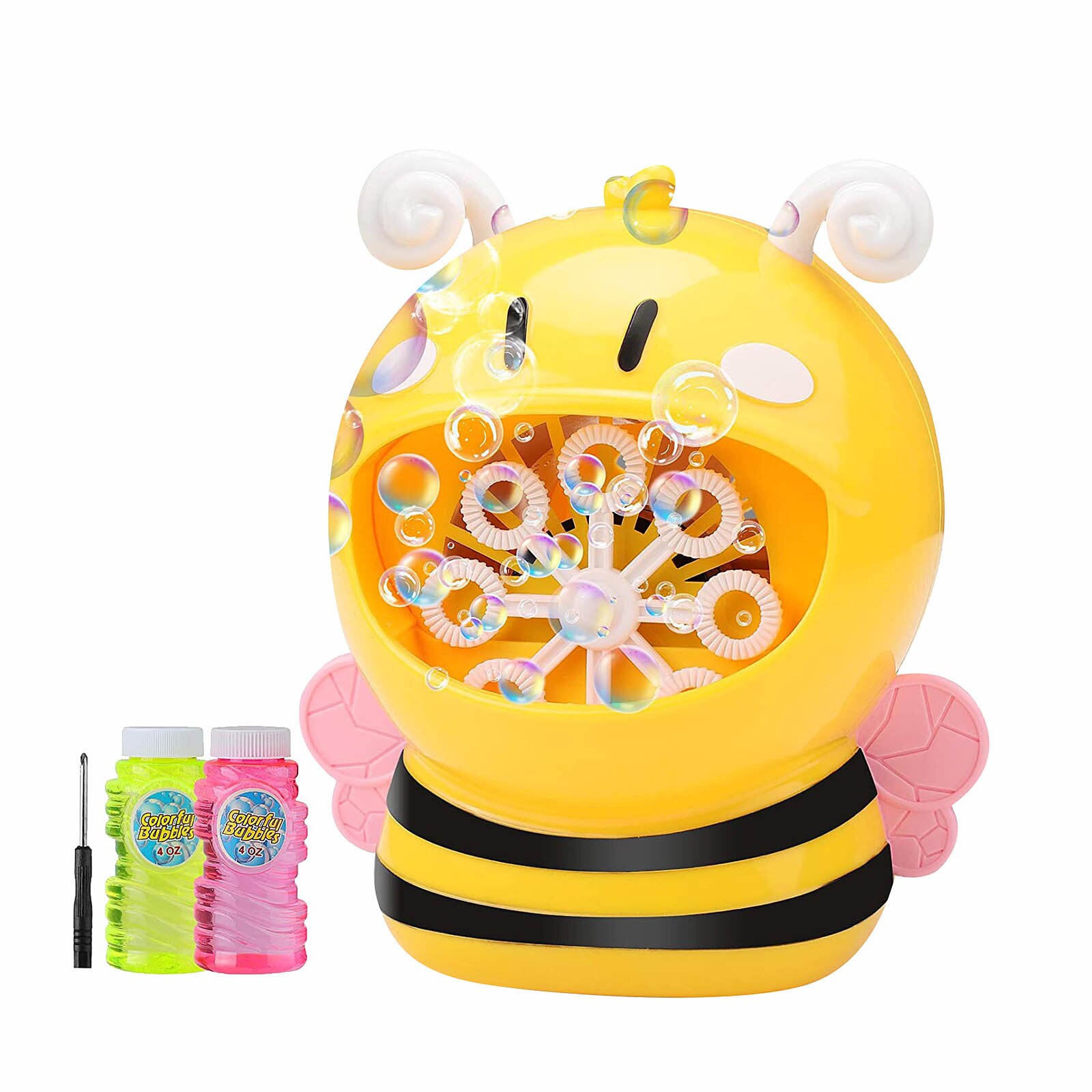 Outdoor Bee Machine Krabben & Kikker Muziek Kids Bad Toy Bad Zeep Automatische Bubble Maker Baby Badkamer Speelgoed Voor Kinderen: Default Title