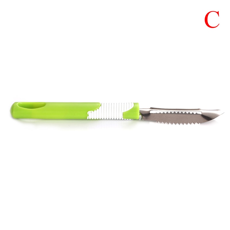 1pc groentesnijders, fruitmeloenschaaf, rasp, keukengadgets, groente-aardappelschiller, 3 stijlen: C