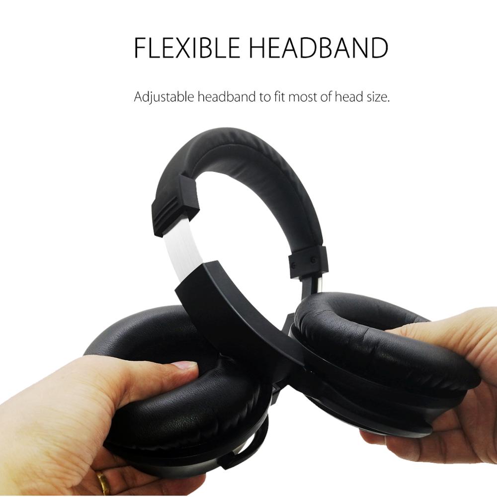 INSMA ANC bluetooth casque actif suppression du bruit casque sans fil avec Microphone écouteur basse profonde musique 20H temps de jeu