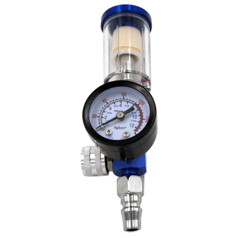 Shgo  -1/4 ridser lufttryk regulator måler spray værktøj & in-line vandlås filter olie-vand separator pneumatisk værktøj