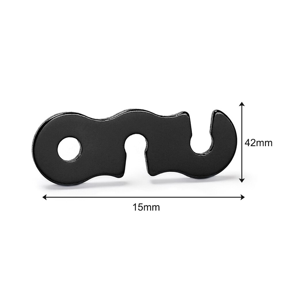 10 -teiliges set outdoor-campingzelt-fallschirmleinen-seilschnallen aus aluminiumlegierung, seilspanner, befestigungselemente, reisewerkzeug