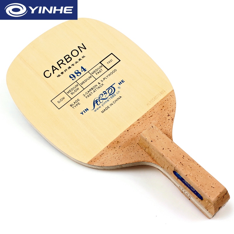 Original YINHE 988 984 (5 + 2 Kohlenstoff, Schnelle angriff) tischtennis Klinge Japanischen Penhold JS Schläger Tischtennis klinge