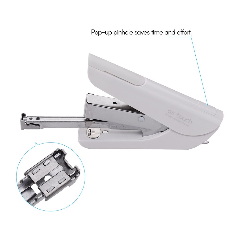 58mm Power Saving Desk Stapler Spring Powered Stapler 40 Sheet Capacity for Home School Office Executive