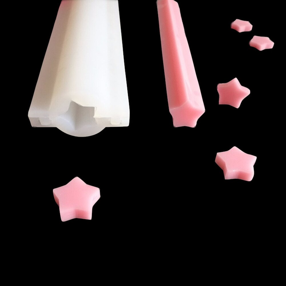 Random Color DIY Handmade Silicone Soap Molds Various Shapes Tube Shape Heat-resistant Baking Mold Kitchen Home Soap Making