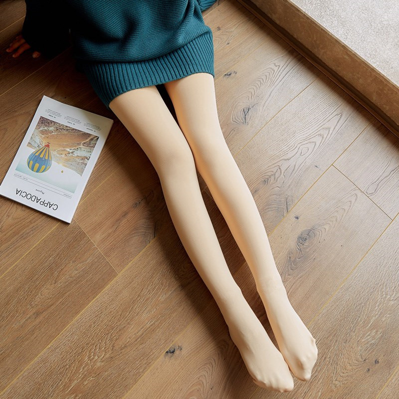 Winter Warm Wool Pantyhose Tights Female Collant Stretch Nylon Pantyhose High Elastic Waist Velvet Thick Stockings