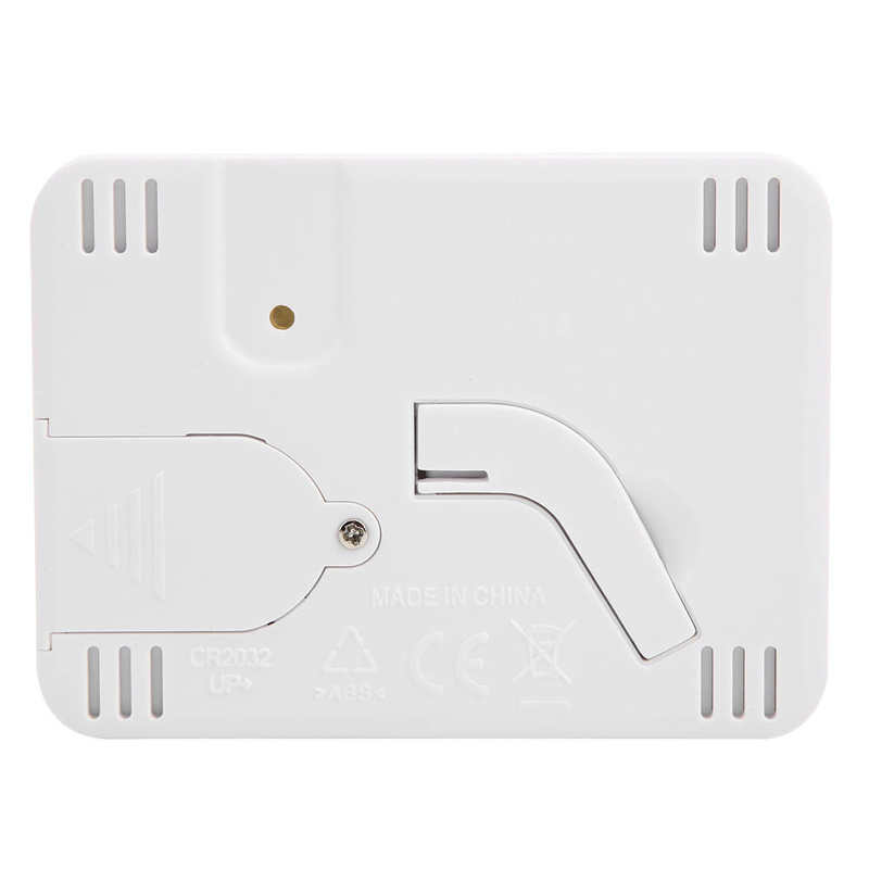 Digital Thermometer Alarm Clock Humidity Meter Hygrometer Room Temperature Desk Table Weather Desk Temperature Ectronic