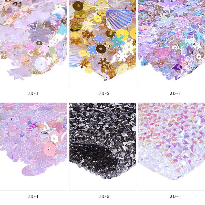 1PC paillettes gommage ongles tapis Salon pratique coussin oreiller paillettes pliable lavable coussin manucure Nail Art Table tapis outil