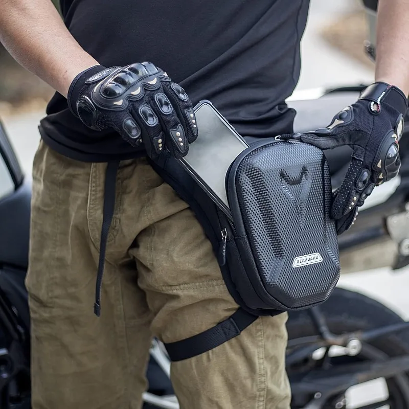 Motorcycle Waist Bag Leg Bag Men Women Bicycle Riding Tactics Thigh Waist Bag Mobile Phone Storage Hip Bag Cycling Backpack
