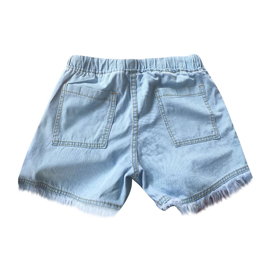 Short en jean femme poche Denim femme gland bande bas pantalon décontracté Feminino Streetwear extensible Ulzzang Correndo: Light Blue / XXL