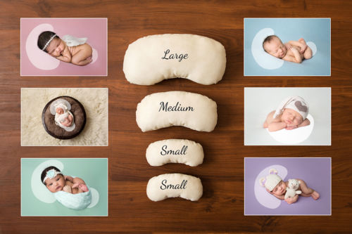 ! 4 pakke sæt nyfødte fotografering rekvisitter udgør bønner puder baby fotografia tilbehør sæt ært pude fyldt polyester