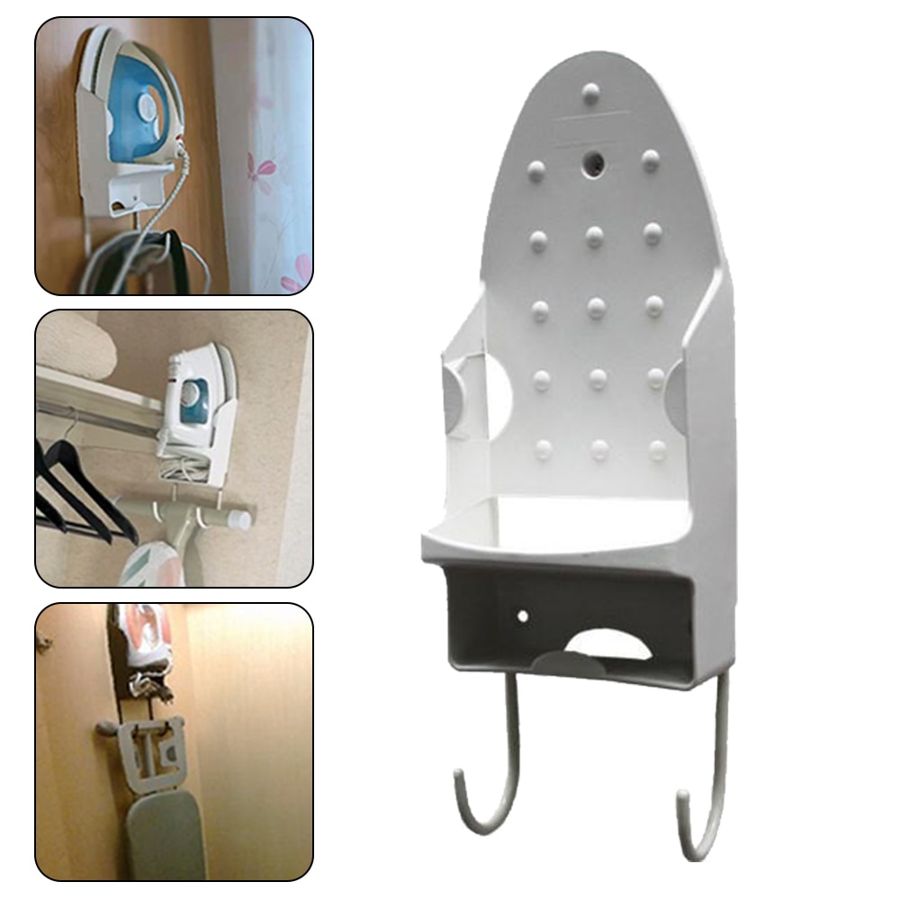 Heat Resistant Ironing Board Holder Hanger Cupboard Door Wall Mount Storage Rack Hotel iron rack Ironing Board Storage holder