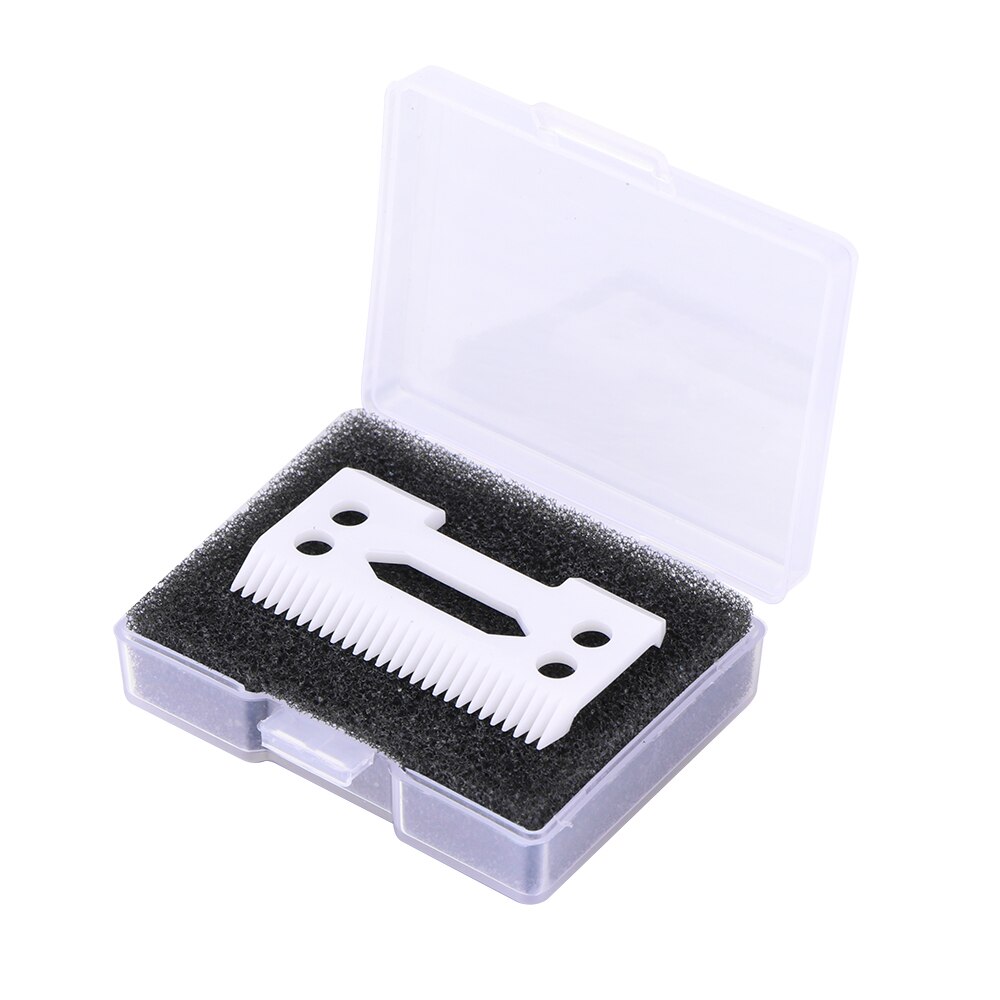 1PCs Magic Clip 2 Holes Hair Clipper Blade Cutter Electric Clipper Blades Ceramic Blades Shear Clipper With Box Blade Knife