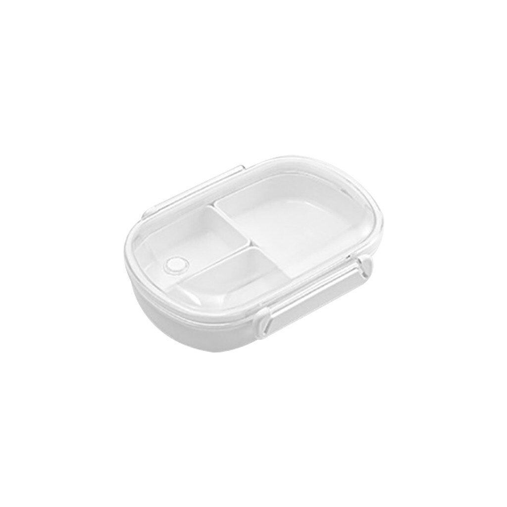 Microwave Portable Compartment Lunch Box Container Leakproof School Food Box Microwavable Containers Home Lunchbox: M