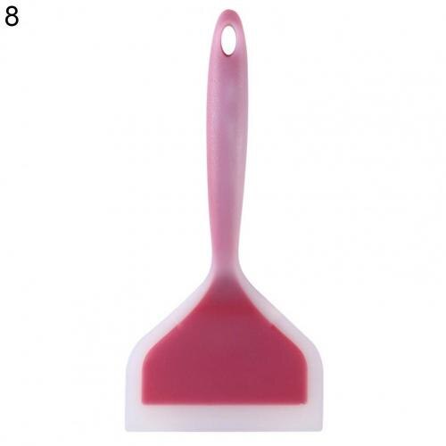 Good Flexibility Cooking Shovel Anti-slip Silicone NoSharp Edges Kitchen Spatula Shovel Baking Tool: 8