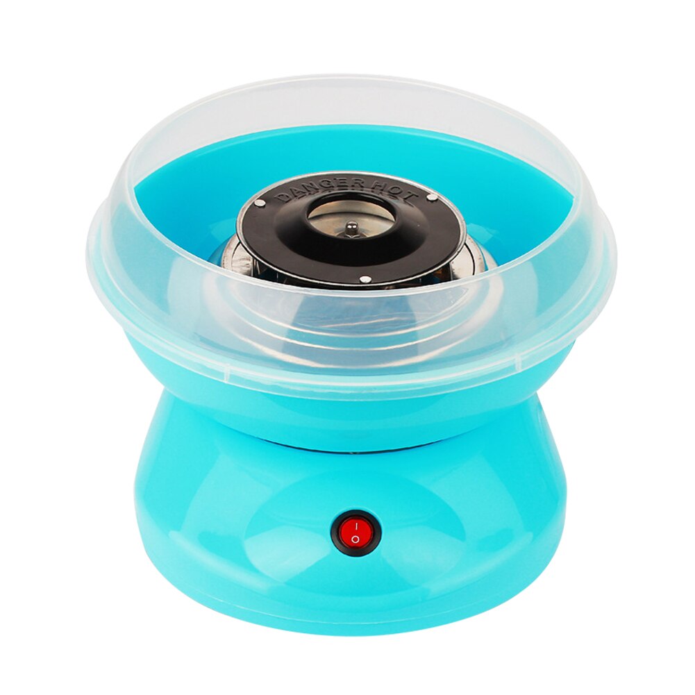 Portable Cotton Sugar Floss Machine Practical Self-made Candy Dessert Maker Mini DIY Sweet Device for Kitchen Gadget: Blue / US