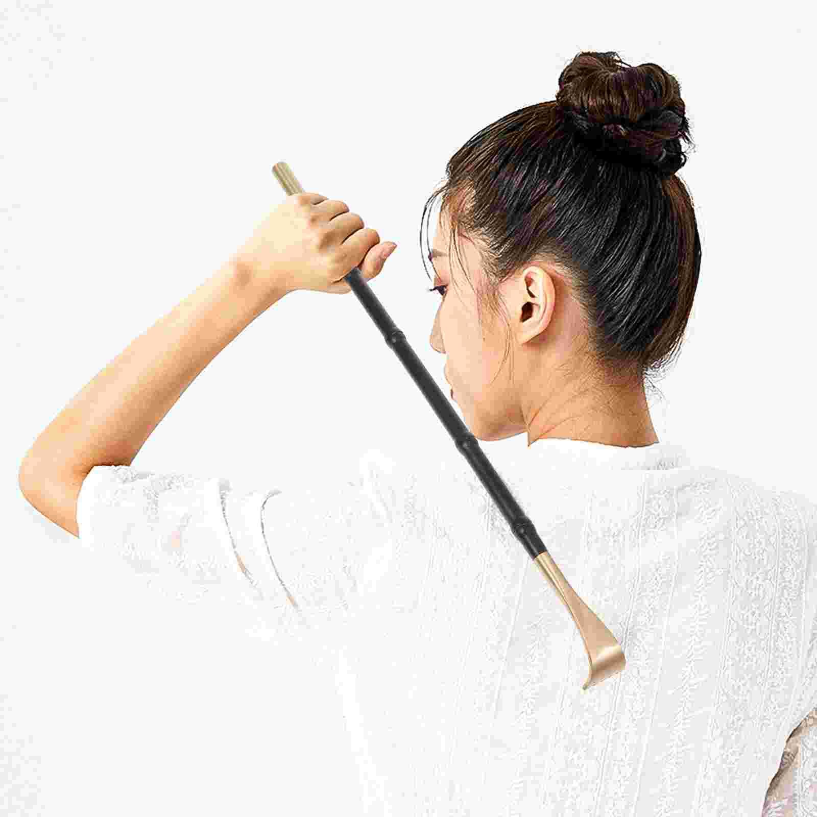 46cm Long Handle Back Scratcher Practical Wood Scratcher Claw Tool Telescopic Anti Itch Claw Backscratcher for Massage