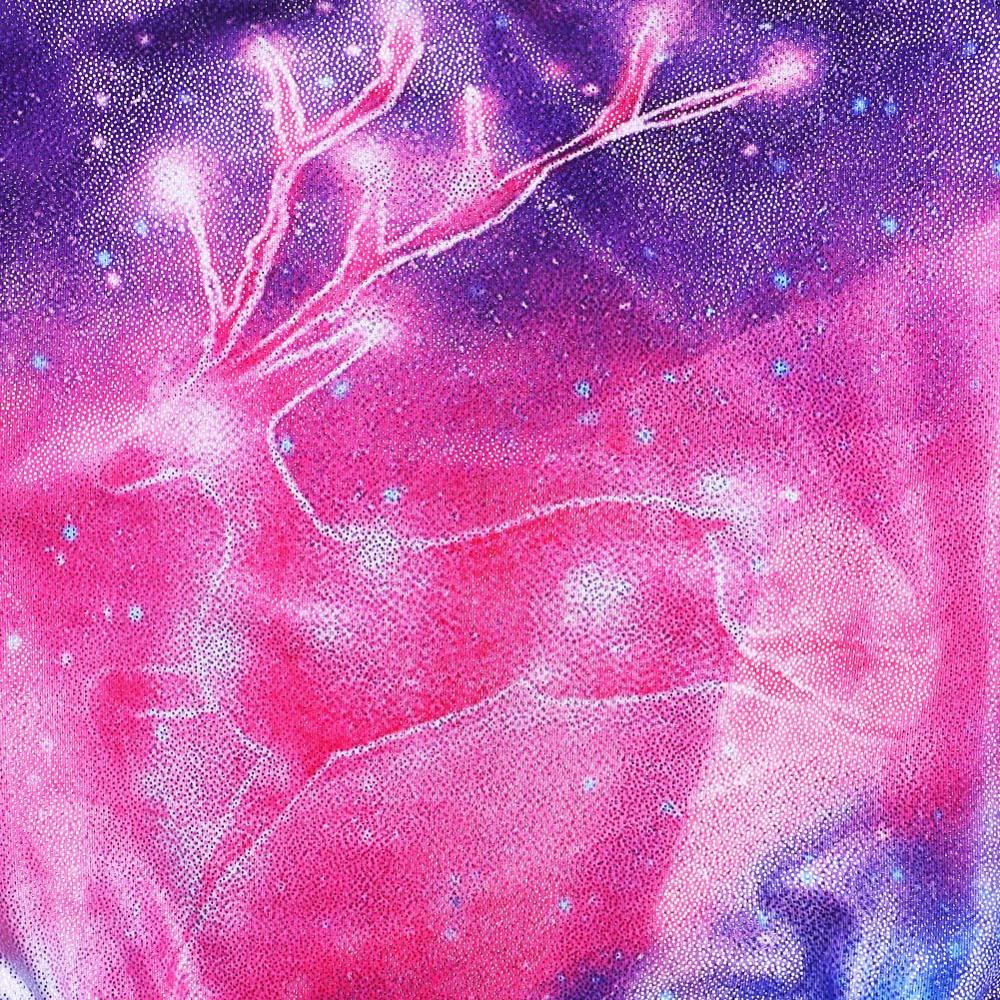 BAOHULU Ballet Newest Dance Leotard for Girls Long Sleeve Gymnastics Leotard Shiny Elk Print Ballerina Costume Tights