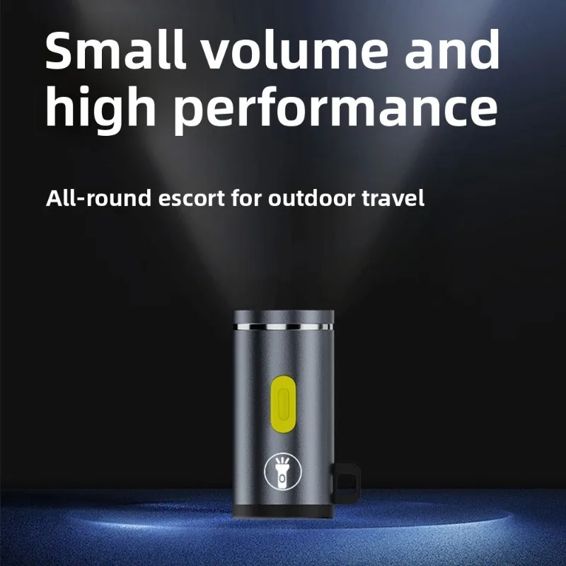 Compacte Type C Power-zaklamp Mini draagbaar LED-licht Kleine LED-zaklampen voor buitenverlichting Fietsen Kamperen en wandelen