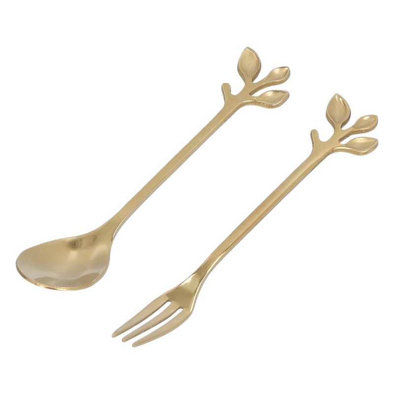 Roestvrij Staal Vork Lepel Blad Spork Polijsten Servies Menglepel Koffie Suiker Desert Lepel Thuis Keuken Benodigdheden