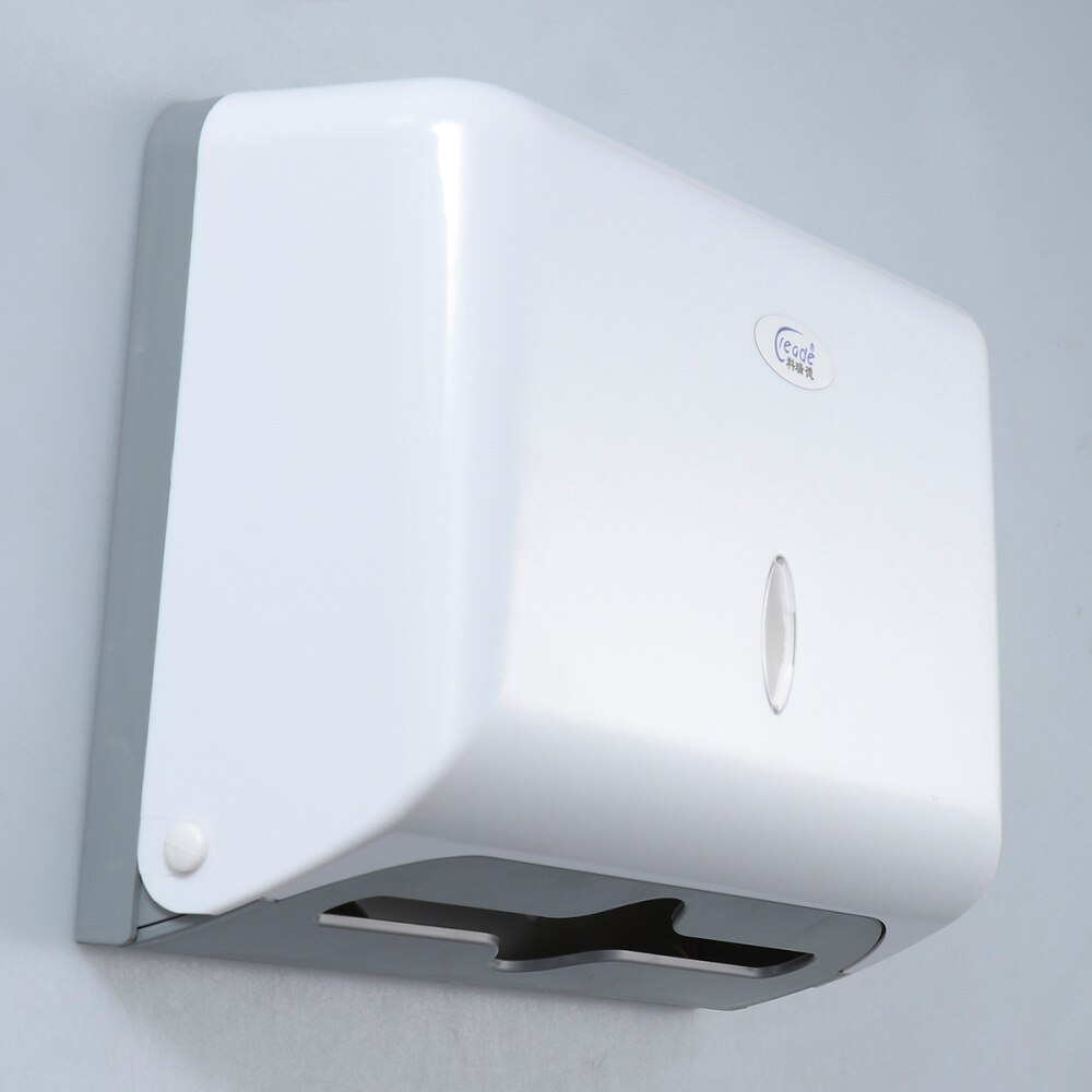 Wall-mounted Bathroom Tissue Box Paper Tissue Container Paper Towel Dispenser Tissue Box Holder(White)