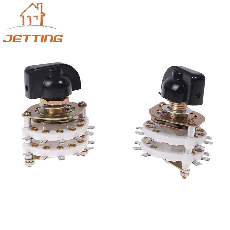 KCZ 2 Pole 6/7/8/9/10/11 4 Pole 3/5 Position With Channel Rotary Switch Selector With Cap Rotary Switch Selector