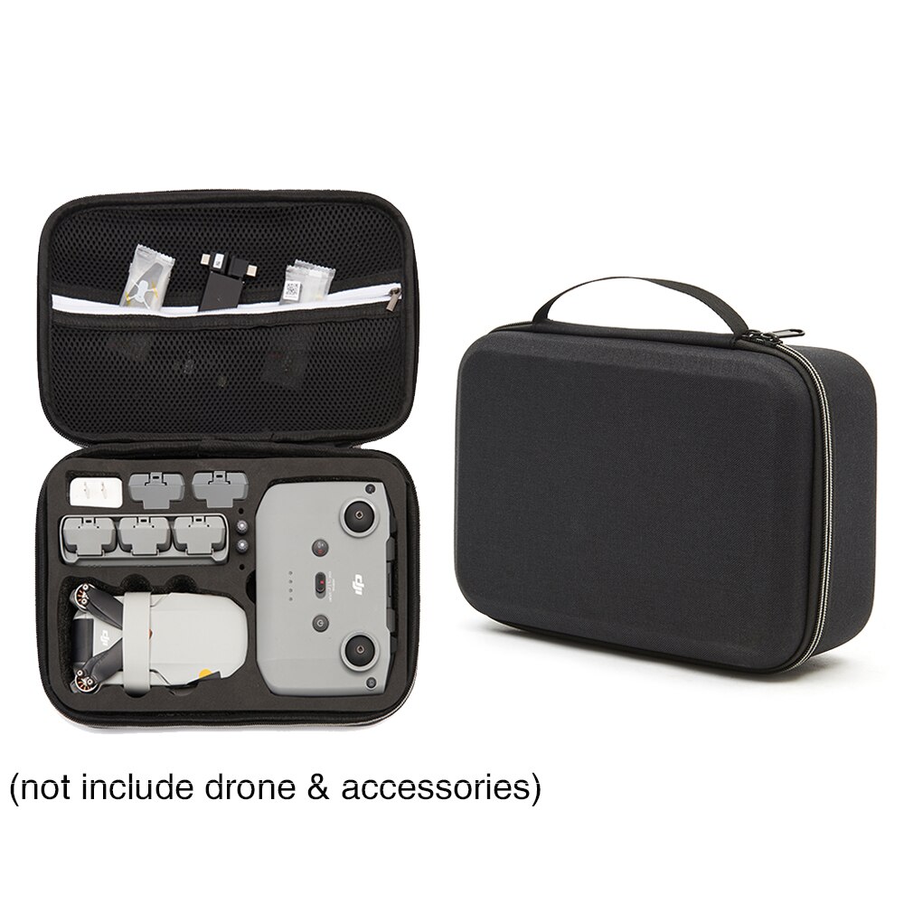 Tragen fallen für DJI Mavic Mini 2 Tragbare Mini Tasche Handtasche Koffer Schulter Kasten für DJI Mavic Mini 2 fallen Drohne Zubehör: B-Schwarz innere